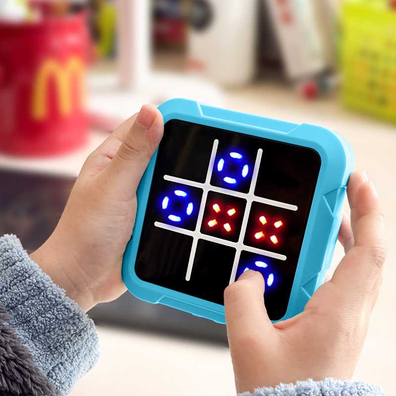 Board Game For 3 Players - Electronic Tic Tac Toe Game Handheld