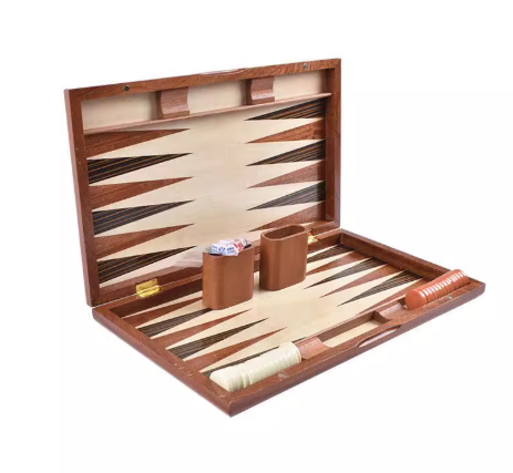 Chess Set Wooden - Wooden Backgammon Set Educational Tabletop Game
