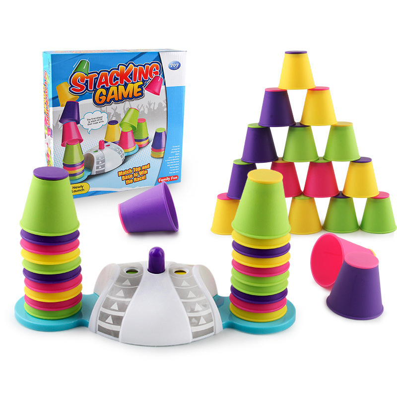 Board Game Zone - Folding Cup Stracking Game sport Toy