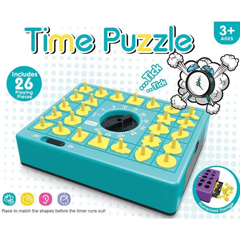 Board Game Zone - Children Time Board Puzzle Educational Table