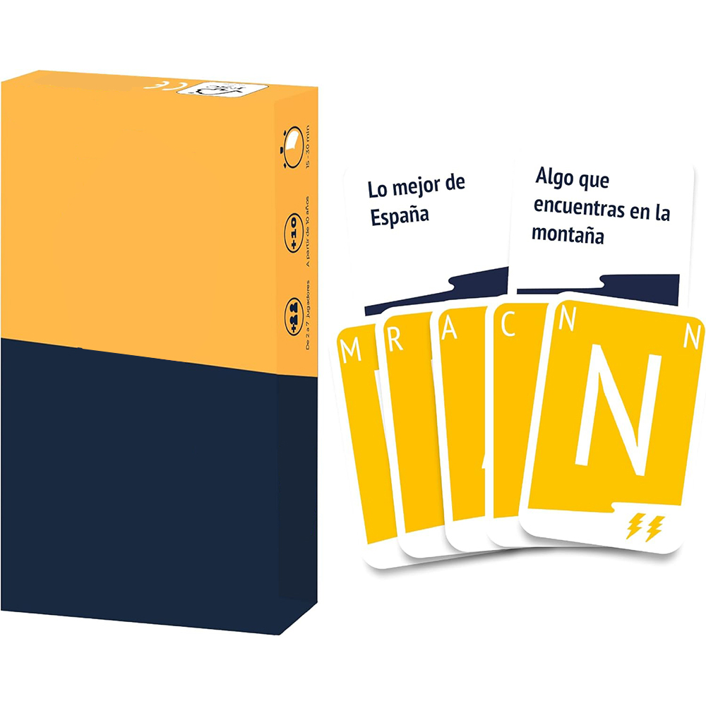 Board Game Uno - Fast Word Card Game Speed Thinking