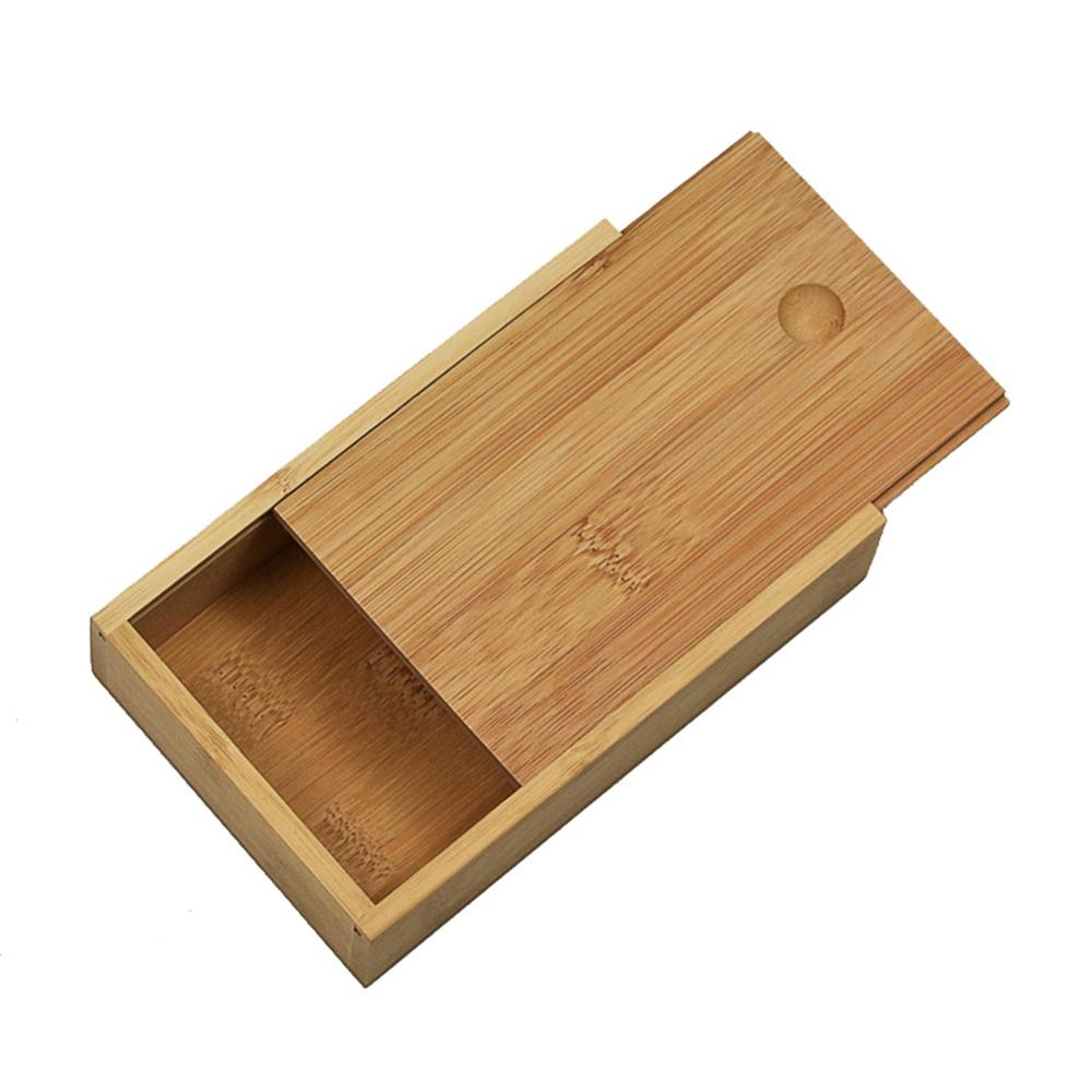 Chess Set Wooden - Bamboo Box Creative Desktop Organizer Wooden