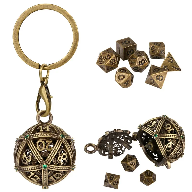 Antique Round D20 Case Pendant - огляд і ціна Dice Set Polyhedral
