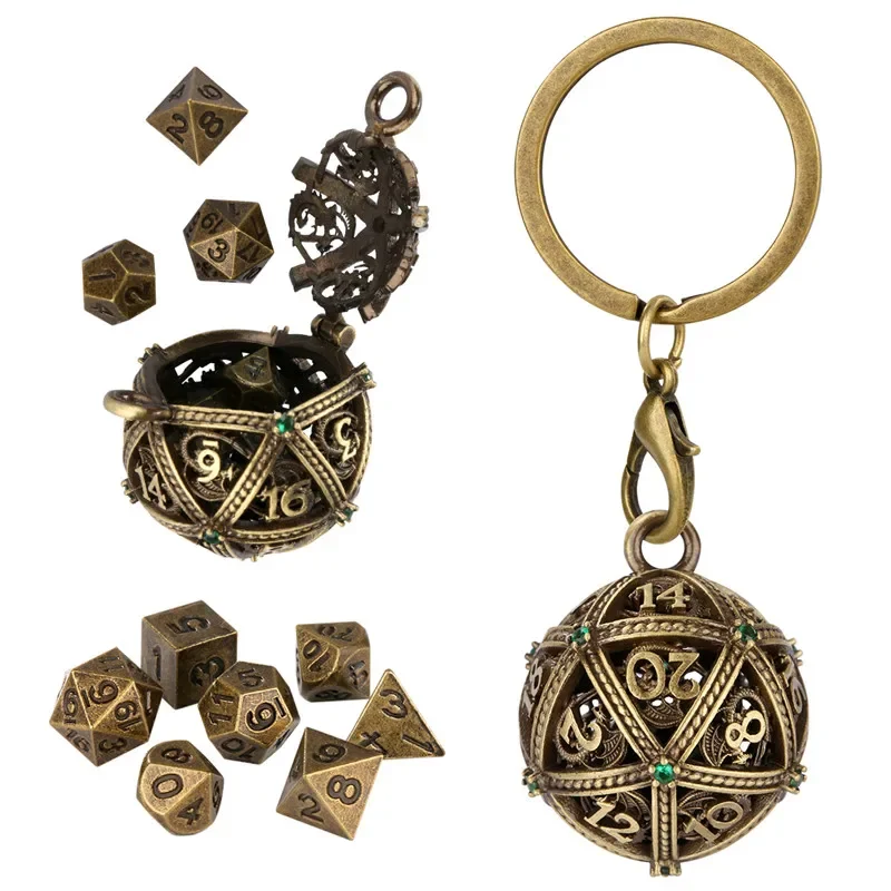 Antique Round D20 Case Pendant - огляд і ціна Dice Set Polyhedral