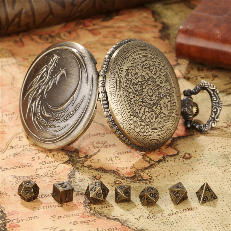 Engraved Dragon Totem Pattern  - огляд і ціна Dice Set Polyhedral