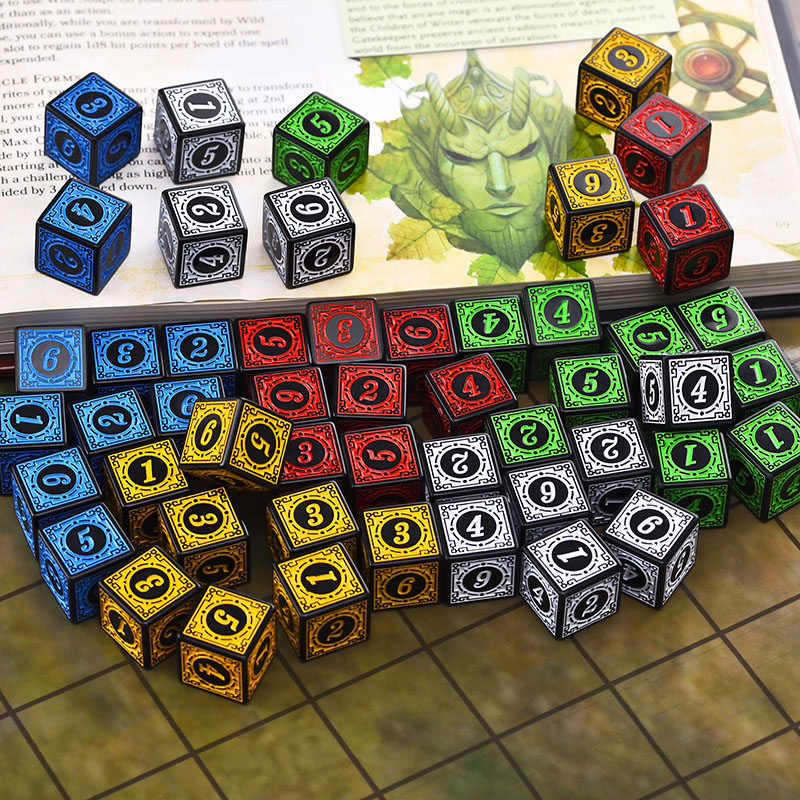 10PCS/Set Acrylic Dice Set D6  - огляд і ціна Dice Set Polyhedral