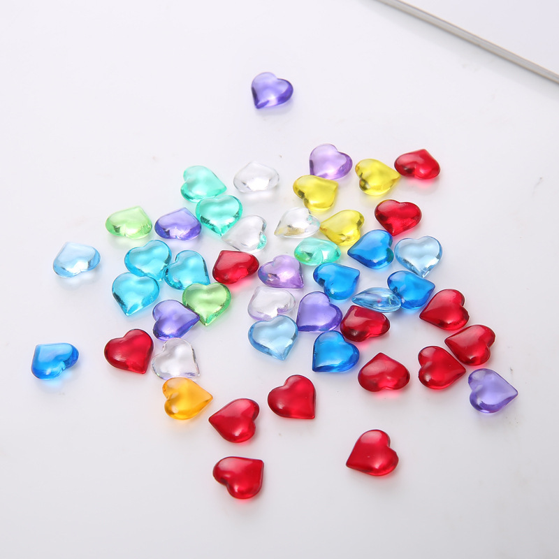 100PCS 10*4mm Heart Shape Acry - огляд і ціна Board Game Economy