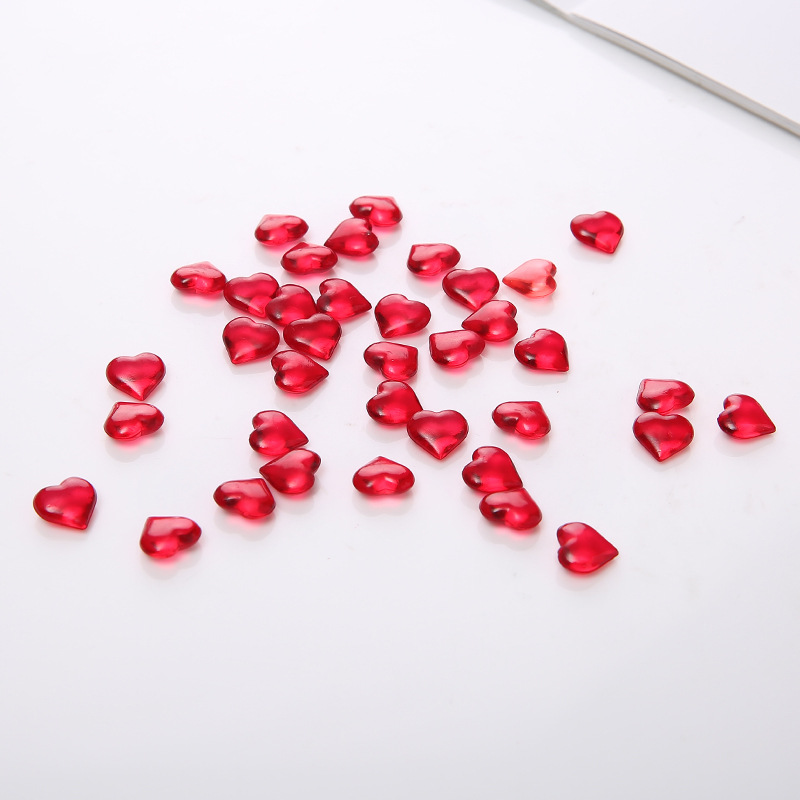 100PCS 10*4mm Heart Shape Acry - огляд і ціна Board Game Economy