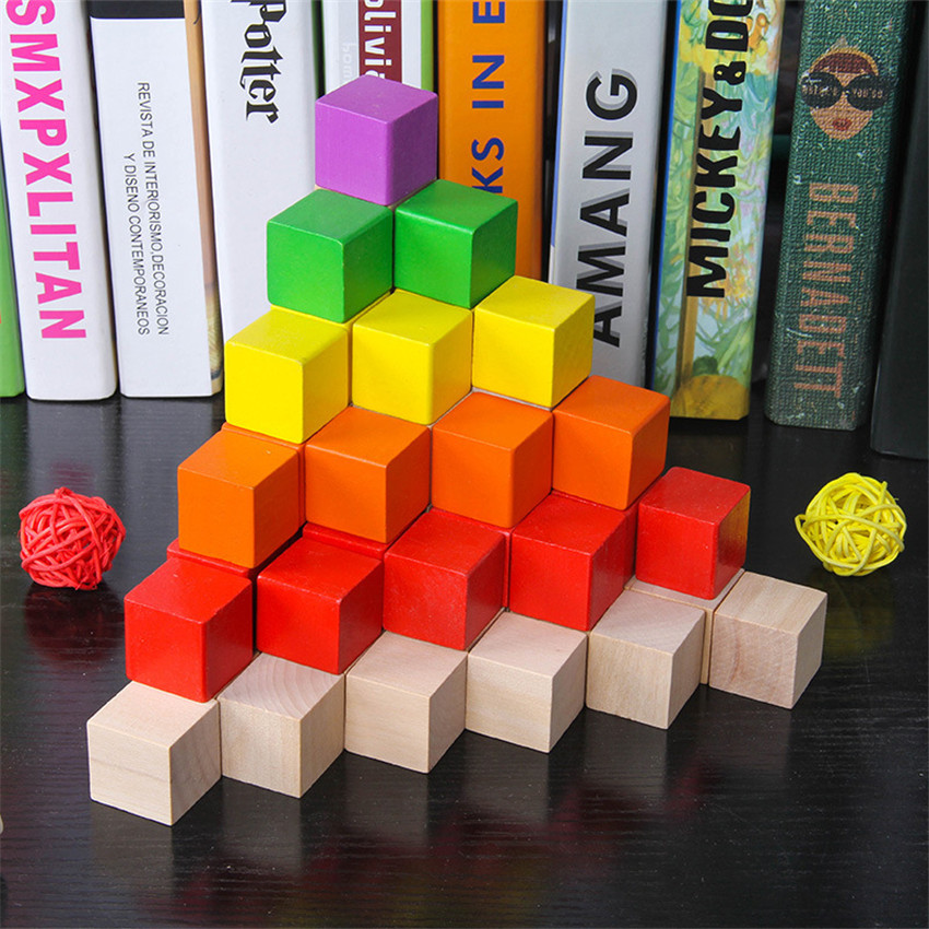 30Pcs/lot 2X2CM Wooden Colorfu - огляд і ціна Board Game With Questions
