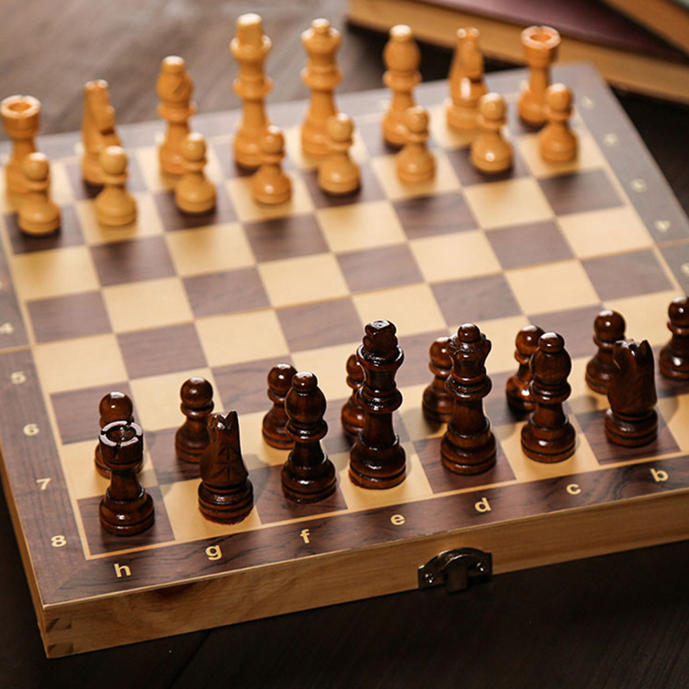 Large Chessboard Developing St - огляд і ціна Chess Set Wooden