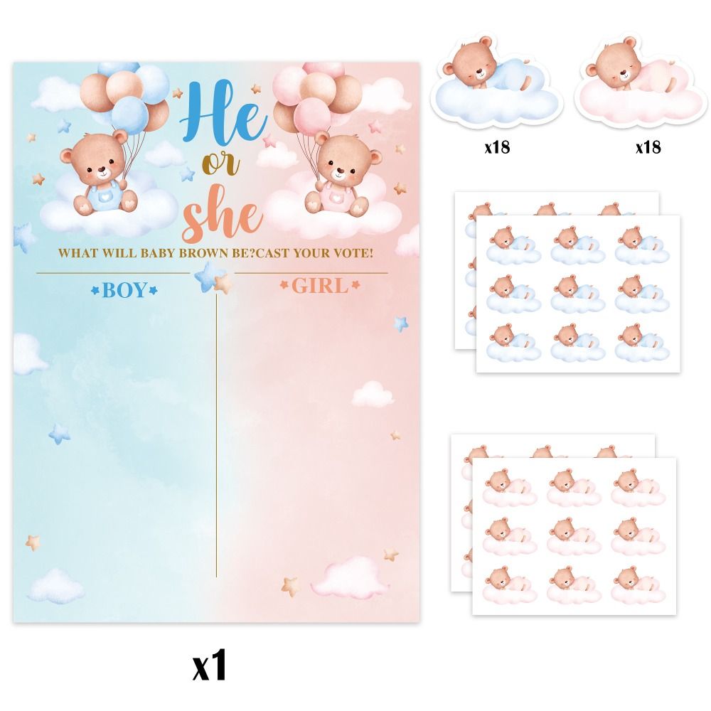 With Stickers Gender Revealed  - огляд і ціна Board Game Or Boardgame
