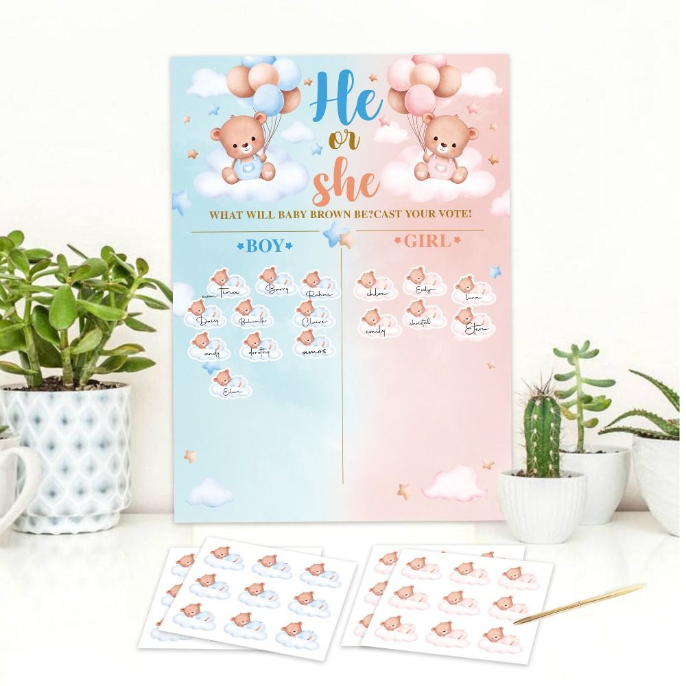 With Stickers Gender Revealed  - огляд і ціна Board Game Or Boardgame