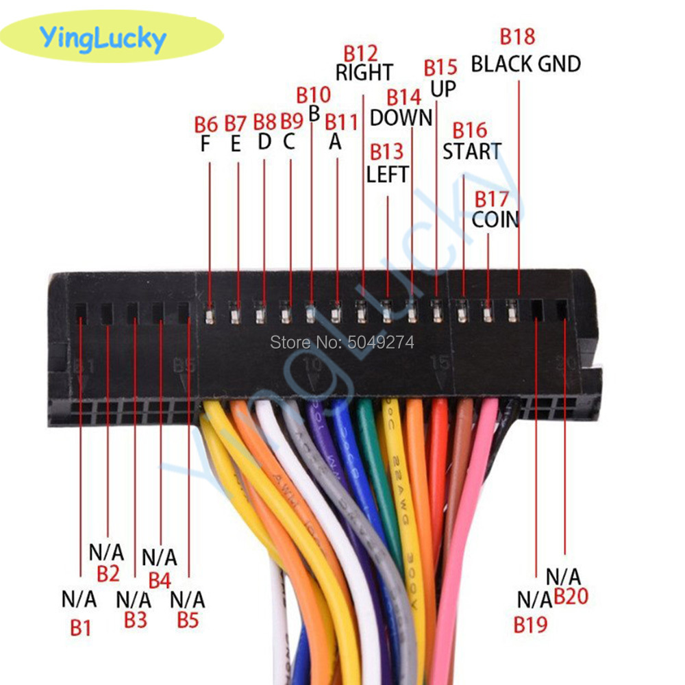 Arcade Cabinet 40-pin Wire Har - огляд і ціна Board Game Organization