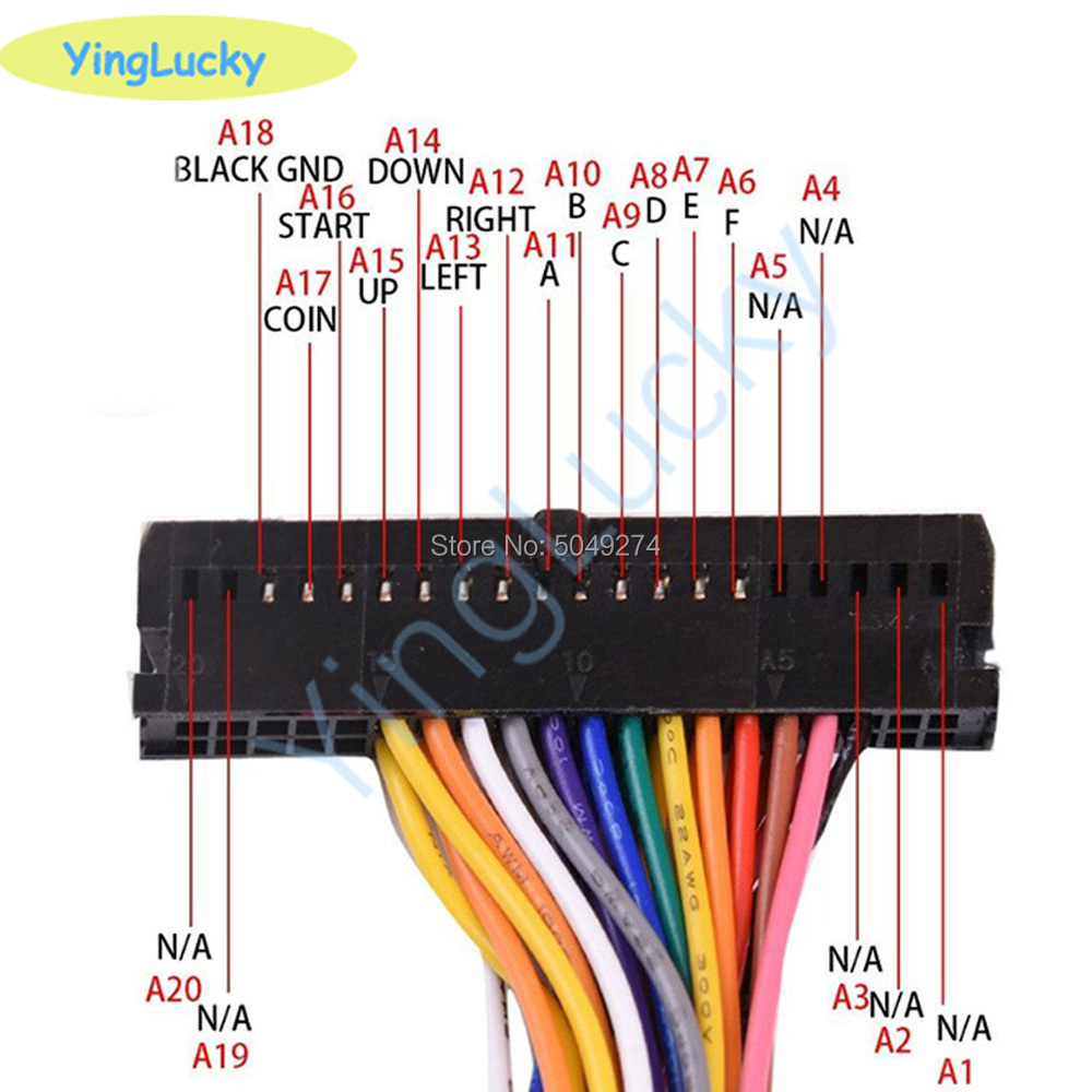 Arcade Cabinet 40-pin Wire Har - огляд і ціна Board Game Organization