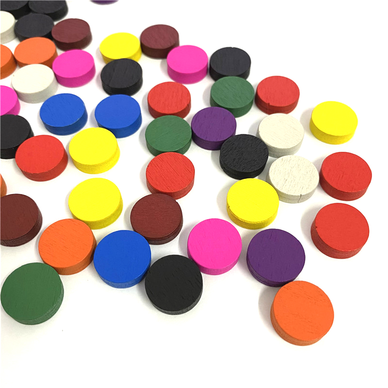 50pieces 15*5MM 11 Colors Wood - огляд і ціна Board Game Economy