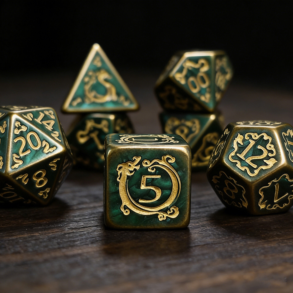 DND Dice 7Pcs/set Dragon Patte - огляд і ціна Dice Set Polyhedral