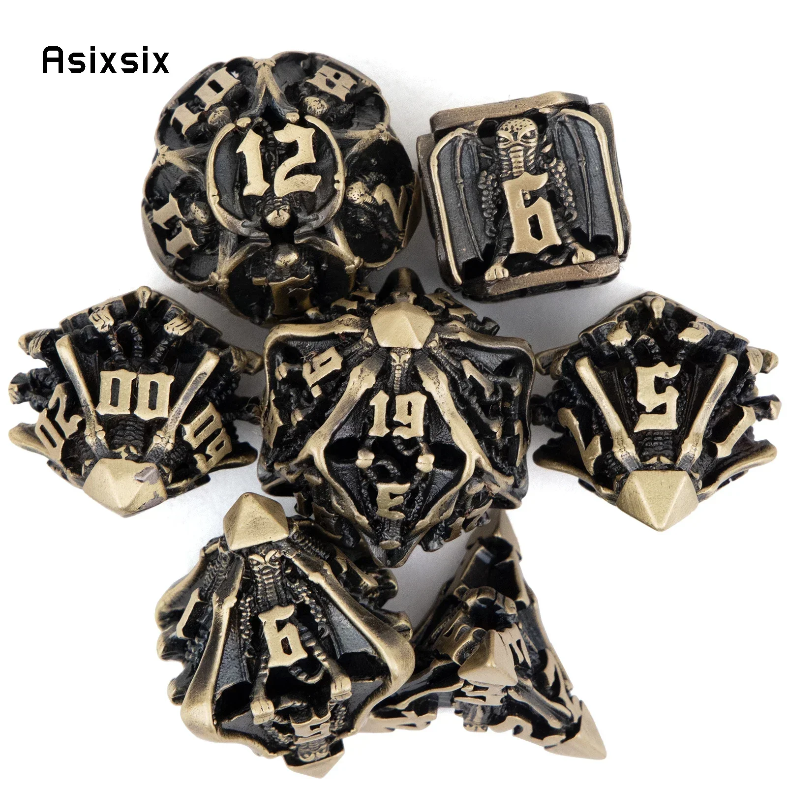 Metal Dice, Perfect For Tablet - огляд і ціна Dice Set Polyhedral