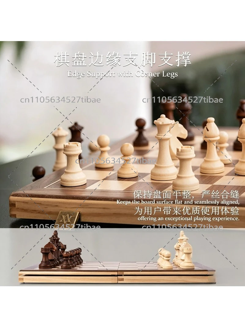 Magnetic Chess Set Solid Wood  - огляд і ціна Chess Set Wooden
