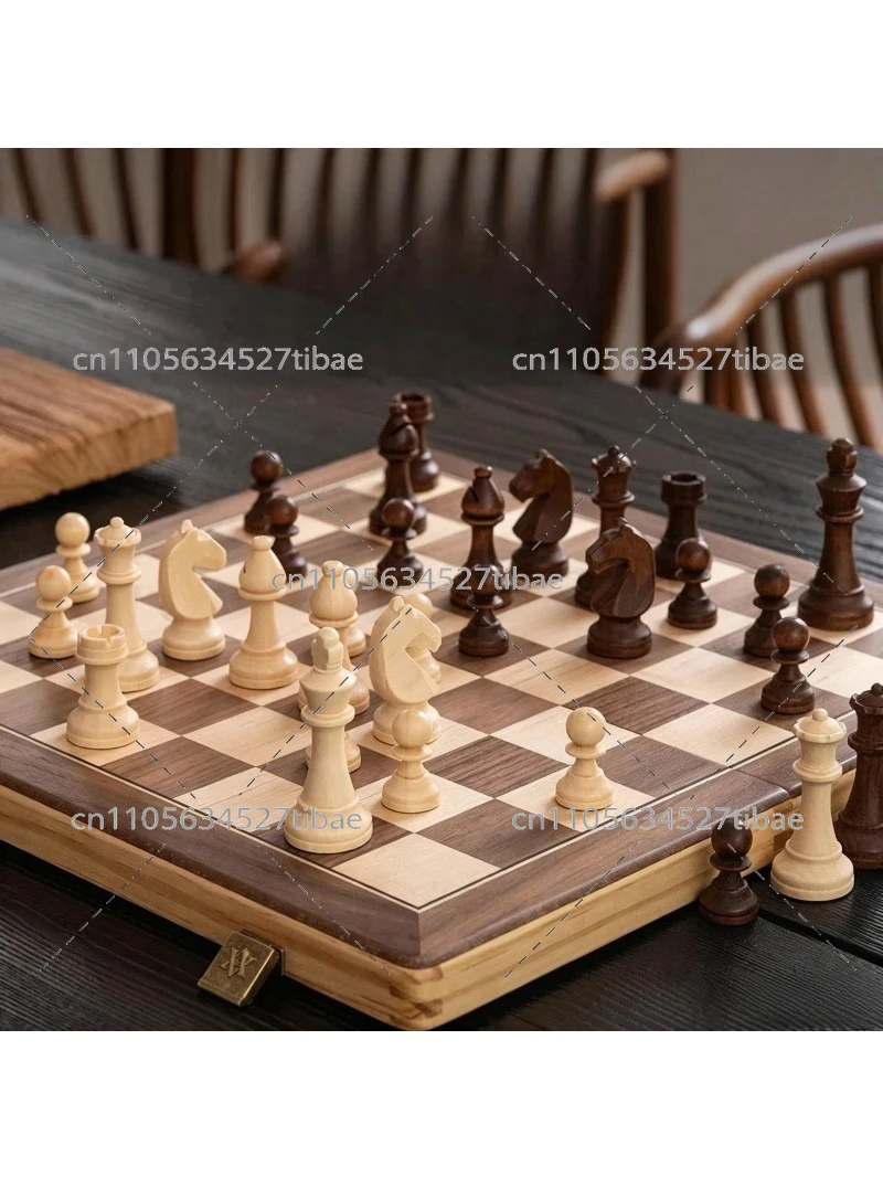 Magnetic Chess Set Solid Wood  - огляд і ціна Chess Set Wooden