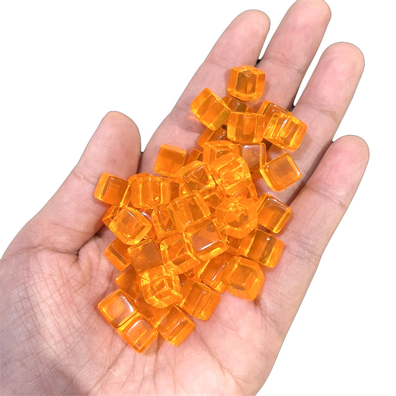 100pcs/set 8mm Clear Cube Dice - огляд і ціна Board Game Economy