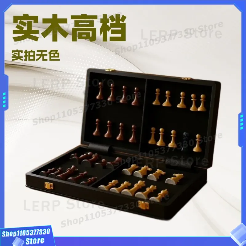 Premium Solid Wood Chess Set L - огляд і ціна Chess Set Wooden