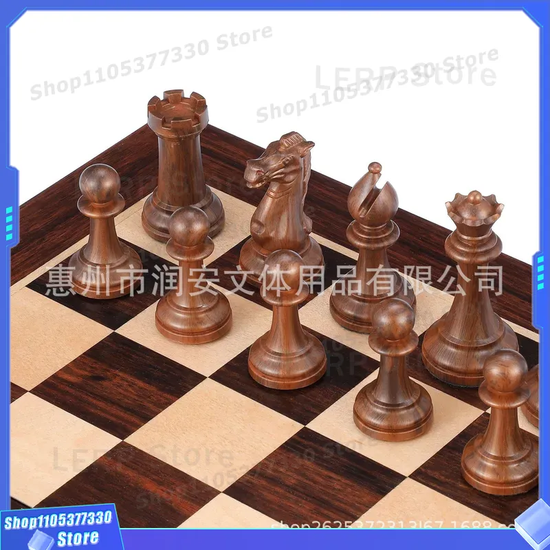 Premium Solid Wood Chess Set L - огляд і ціна Chess Set Wooden