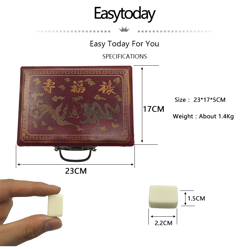 Mini Chinese Toy Antique Mahjo - огляд і ціна Board Game Organization