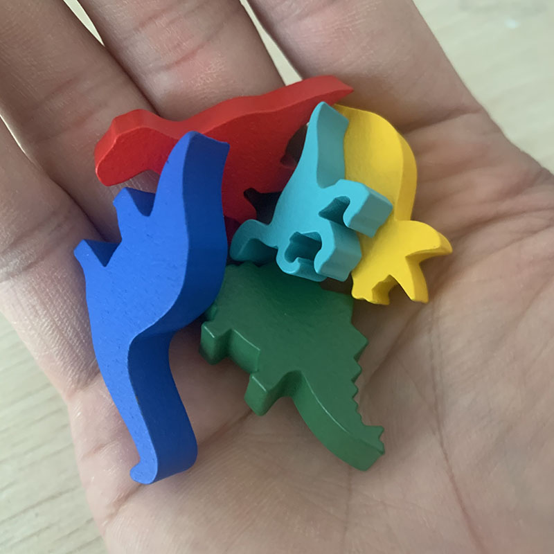 5 Pcs/set Wooden Dinosaur Boar - огляд і ціна Chess Set Wooden