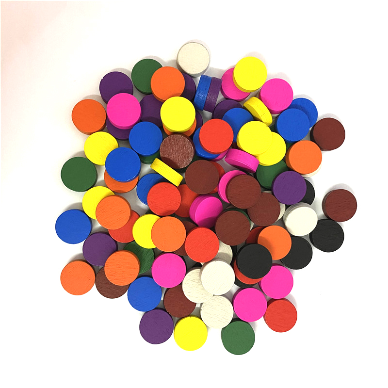 100pieces Diameter 15*5MM Wood - огляд і ціна Board Game Economy