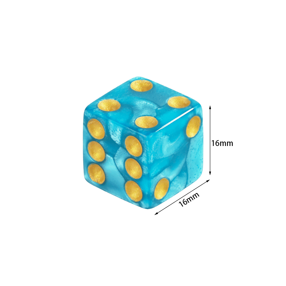 6-Sided Game Dice 16mm Marble  - огляд і ціна Board Game Or Boardgame