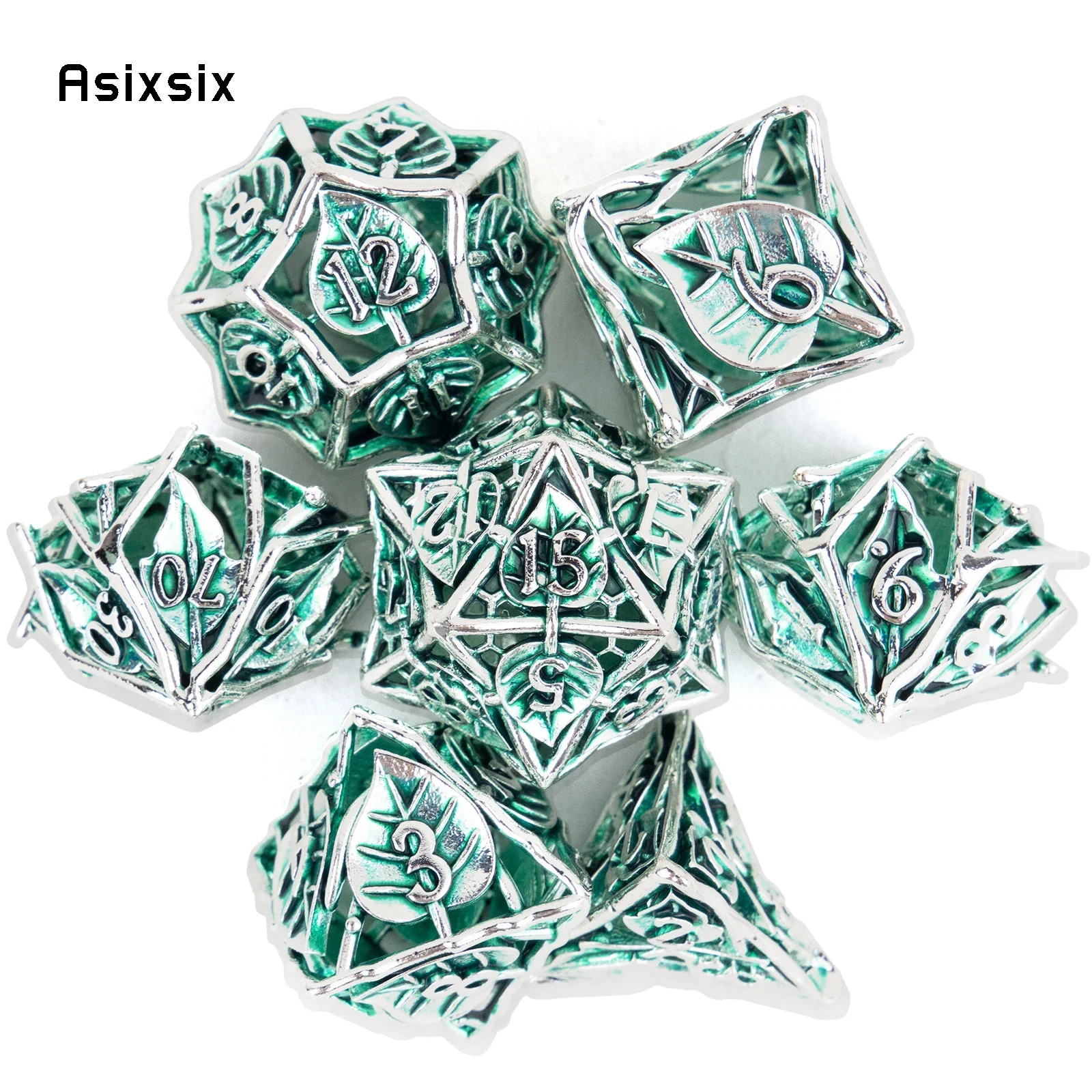 Metal Dice, Perfect For Tablet - огляд і ціна Dice Set Polyhedral