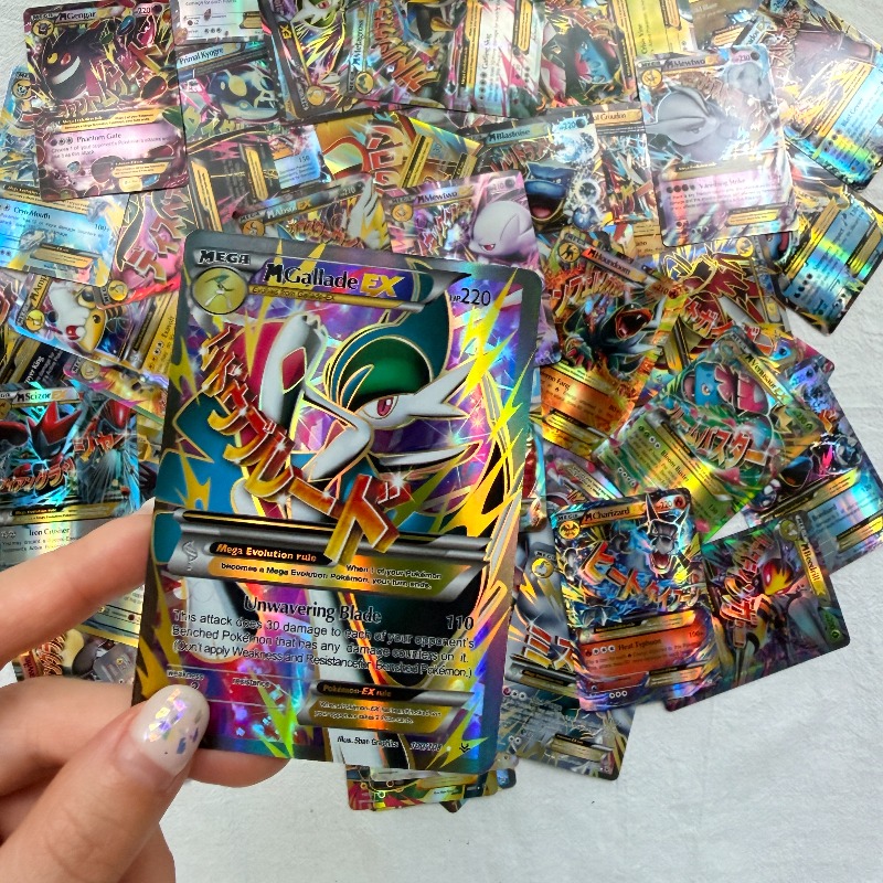 60pcs Mega Pokemon EX Trading  - огляд і ціна Board Game Monster