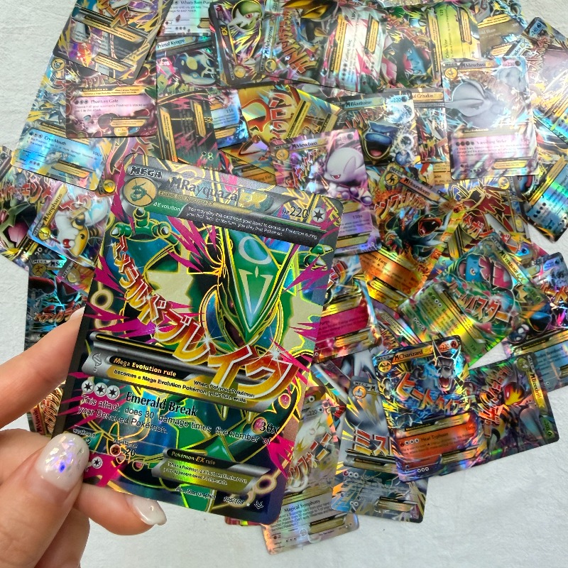 60pcs Mega Pokemon EX Trading  - огляд і ціна Board Game Monster