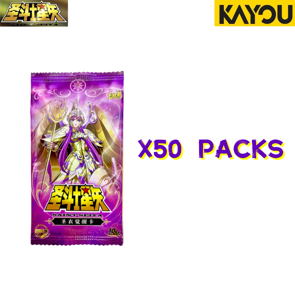 Kayou Saint Seiya Cards 50Pack - огляд і ціна Board Game Quest
