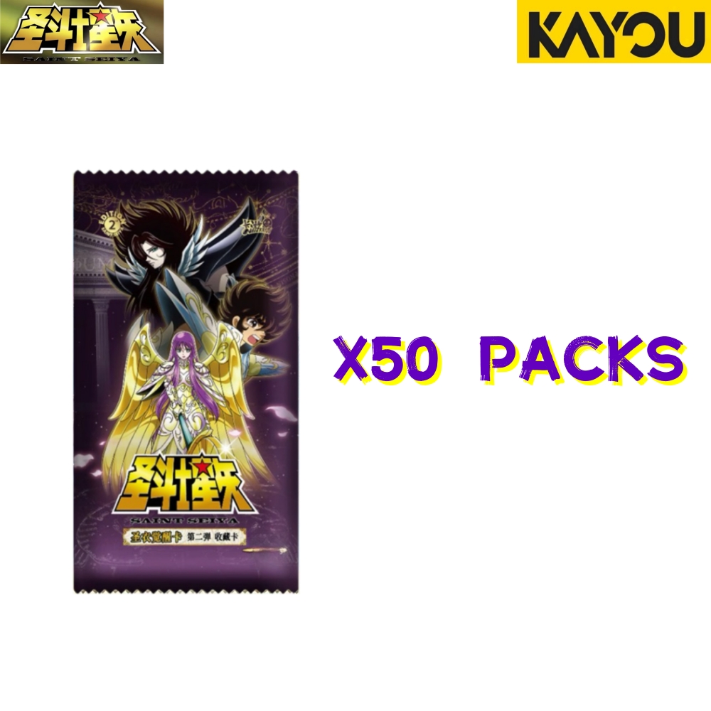 Kayou Saint Seiya Cards 50Pack - огляд і ціна Board Game Quest