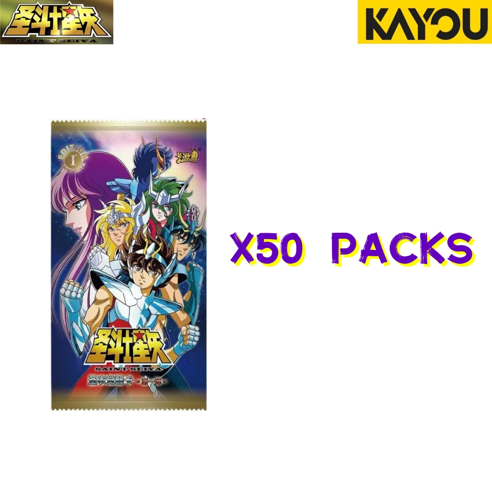Kayou Saint Seiya Cards 50Pack - огляд і ціна Board Game Quest