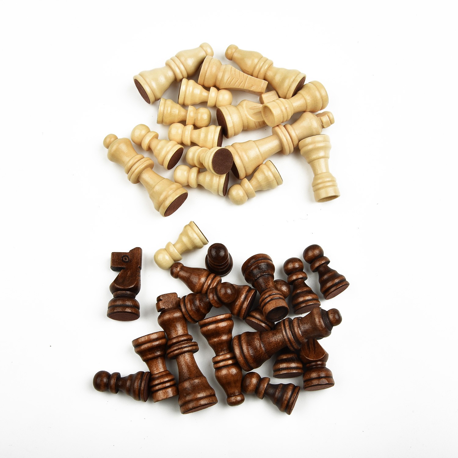 32pcs Wooden Chess Set with Ha - огляд і ціна Chess Set Wooden