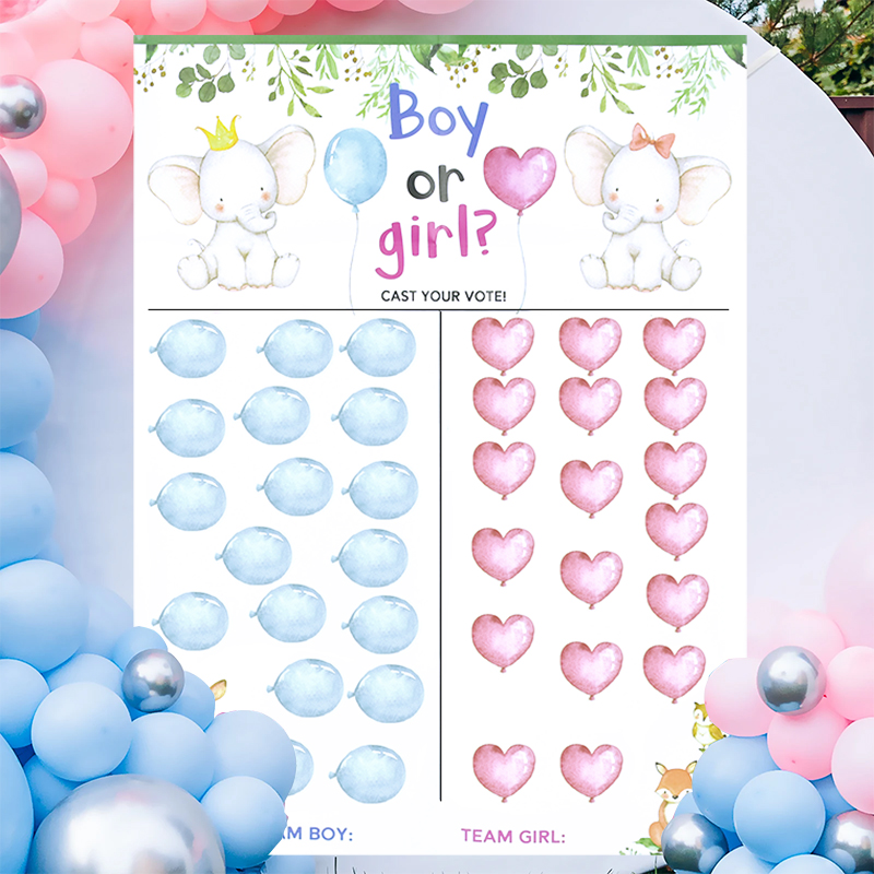 1sets Gender Reveal Game Votin - огляд і ціна Board Game Or Boardgame