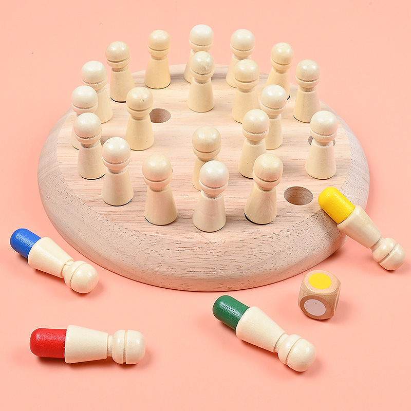 Wooden Memory Match Stick Ches - огляд і ціна Board Game Land