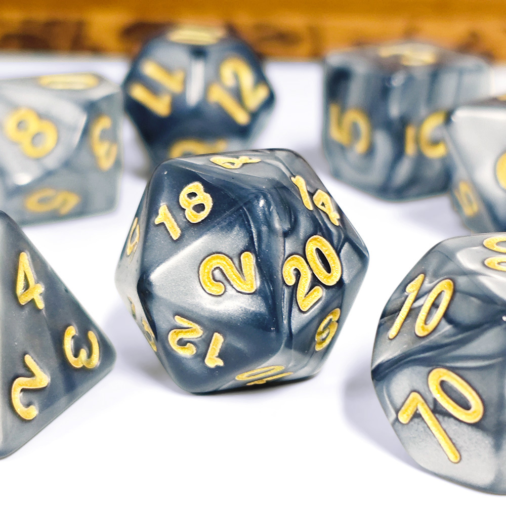 7Pcs/Set Pearl Dice Polyhedral - огляд і ціна Dice Set Polyhedral
