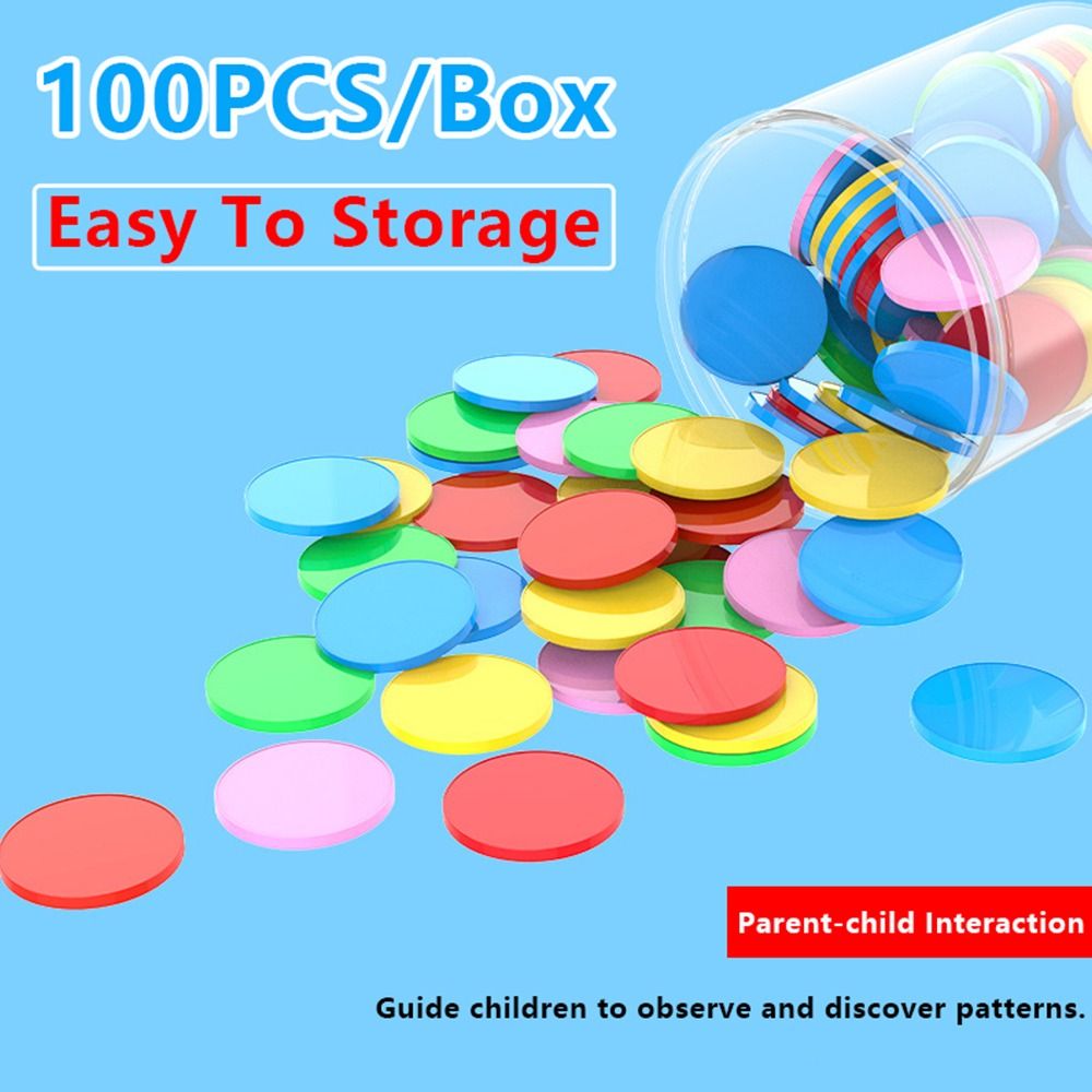 100pcs Plastic Counting Chips  - огляд і ціна Board Game Economy