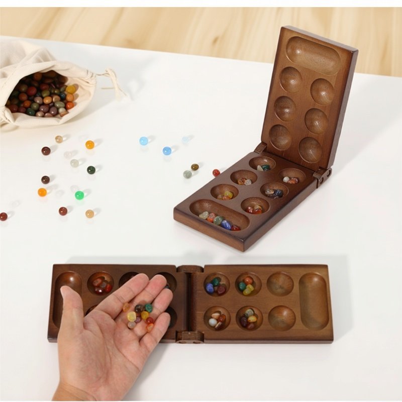 Ancient Mancala African Chess  - огляд і ціна Chess Set Wooden