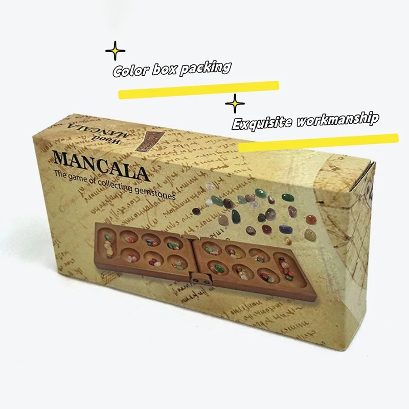 Ancient Mancala African Chess  - огляд і ціна Chess Set Wooden