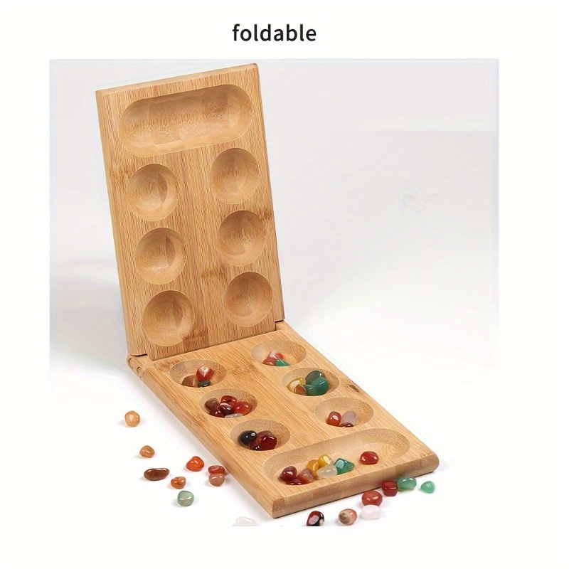 Portable Folding Wooden Mancal - огляд і ціна Chess Set Wooden