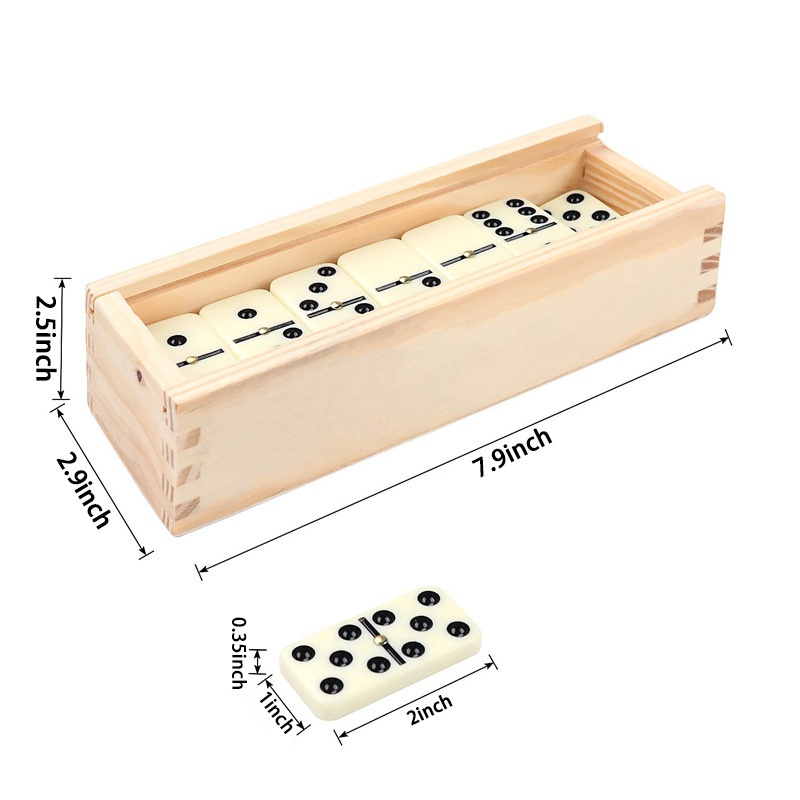 Ivory Double Six Duo Mino Domi - огляд і ціна Chess Set Wooden