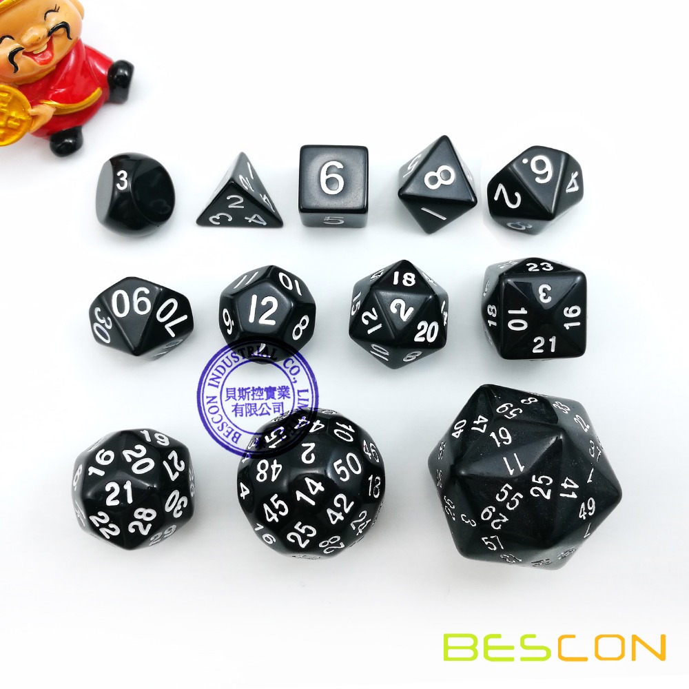 12pcs Polyhedral Dice Set D3-D - огляд і ціна Dice Set Polyhedral