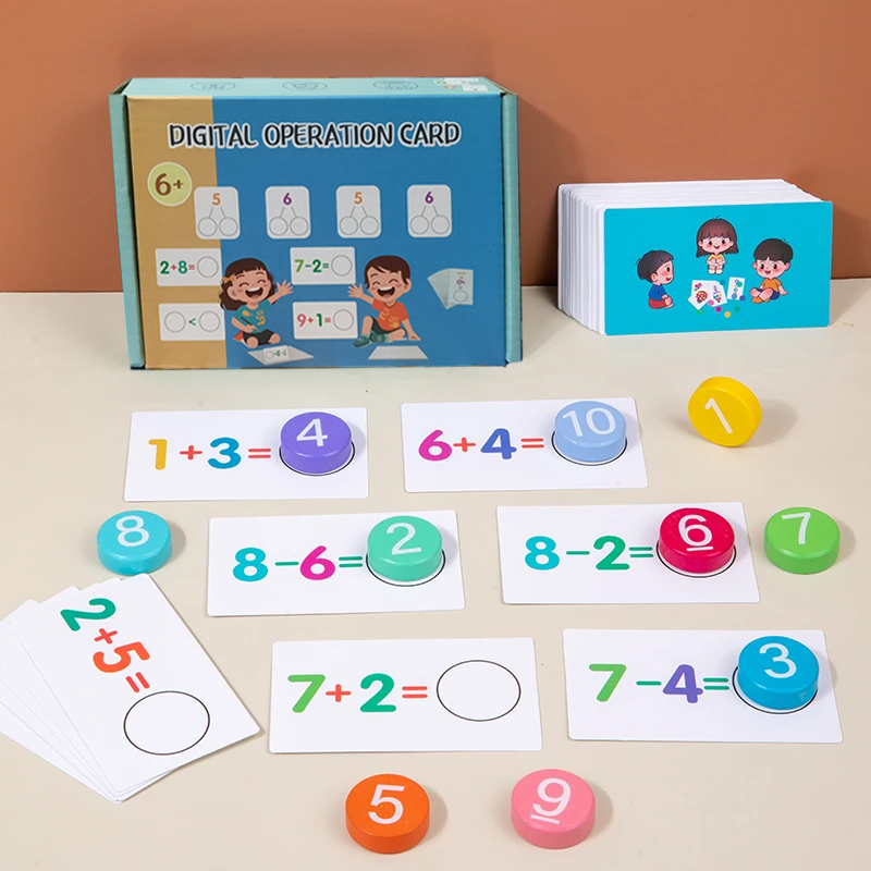 Kids Montessori Math Toys Arit - огляд і ціна Cooperative Card Game