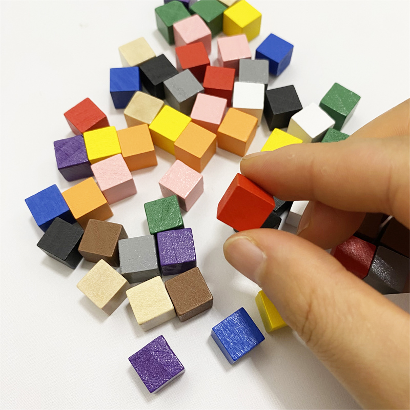 50Pcs/lots 10mm Colorful Wood  - огляд і ціна Board Game Economy