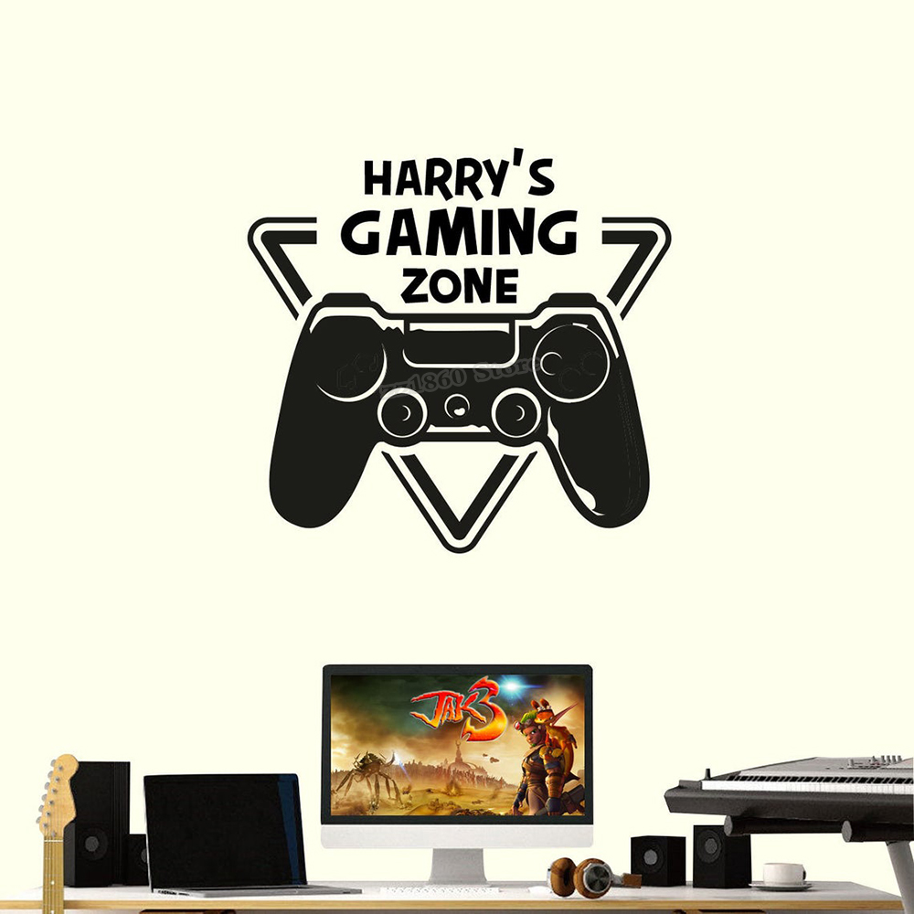 Custom Name Gaming Zone Wall D - огляд і ціна Board Game Video Games