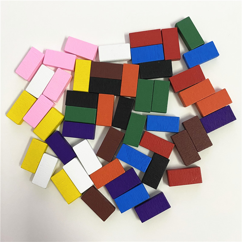 50Pcs 20*10*5mm Colorful Brick - огляд і ціна Board Game Economy
